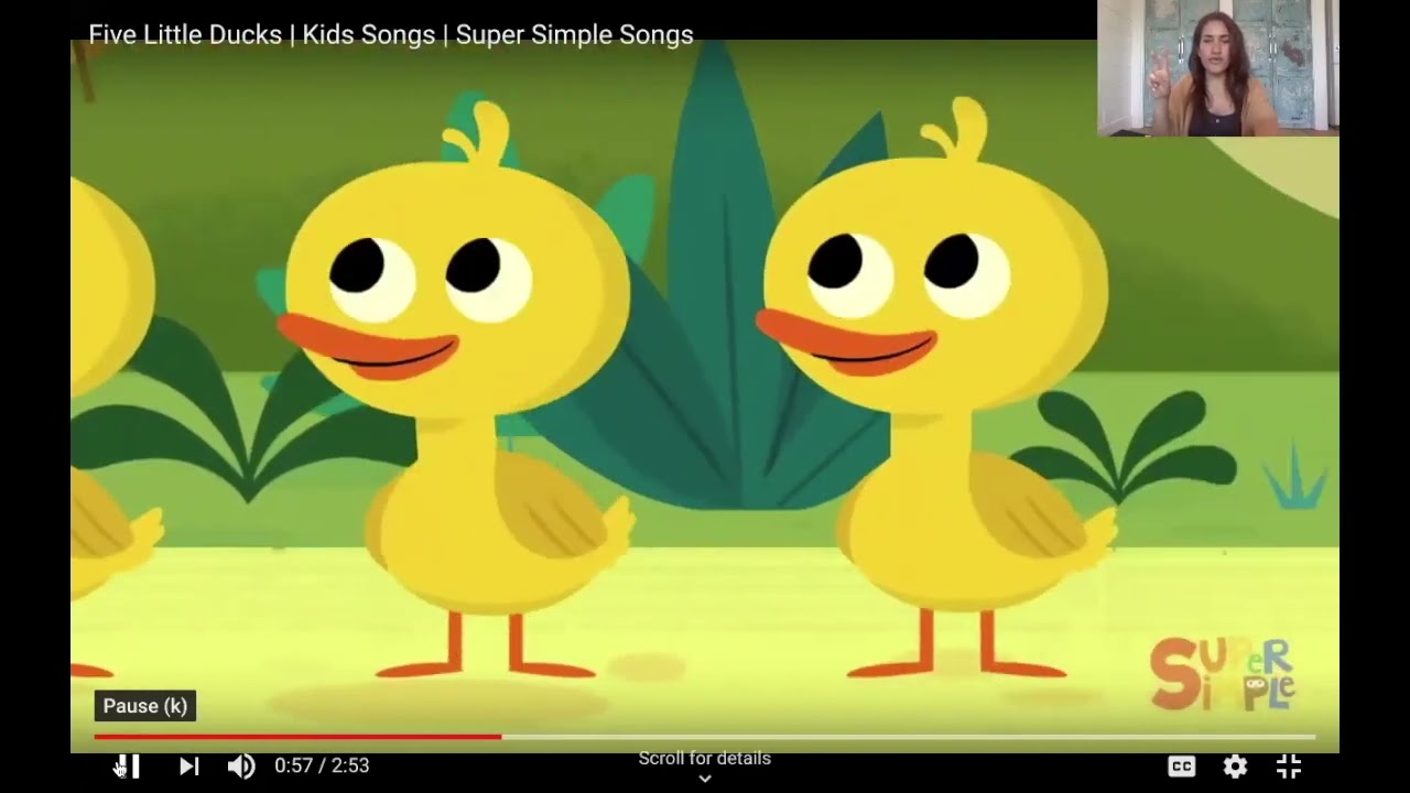 5 Little Ducks Sing-along