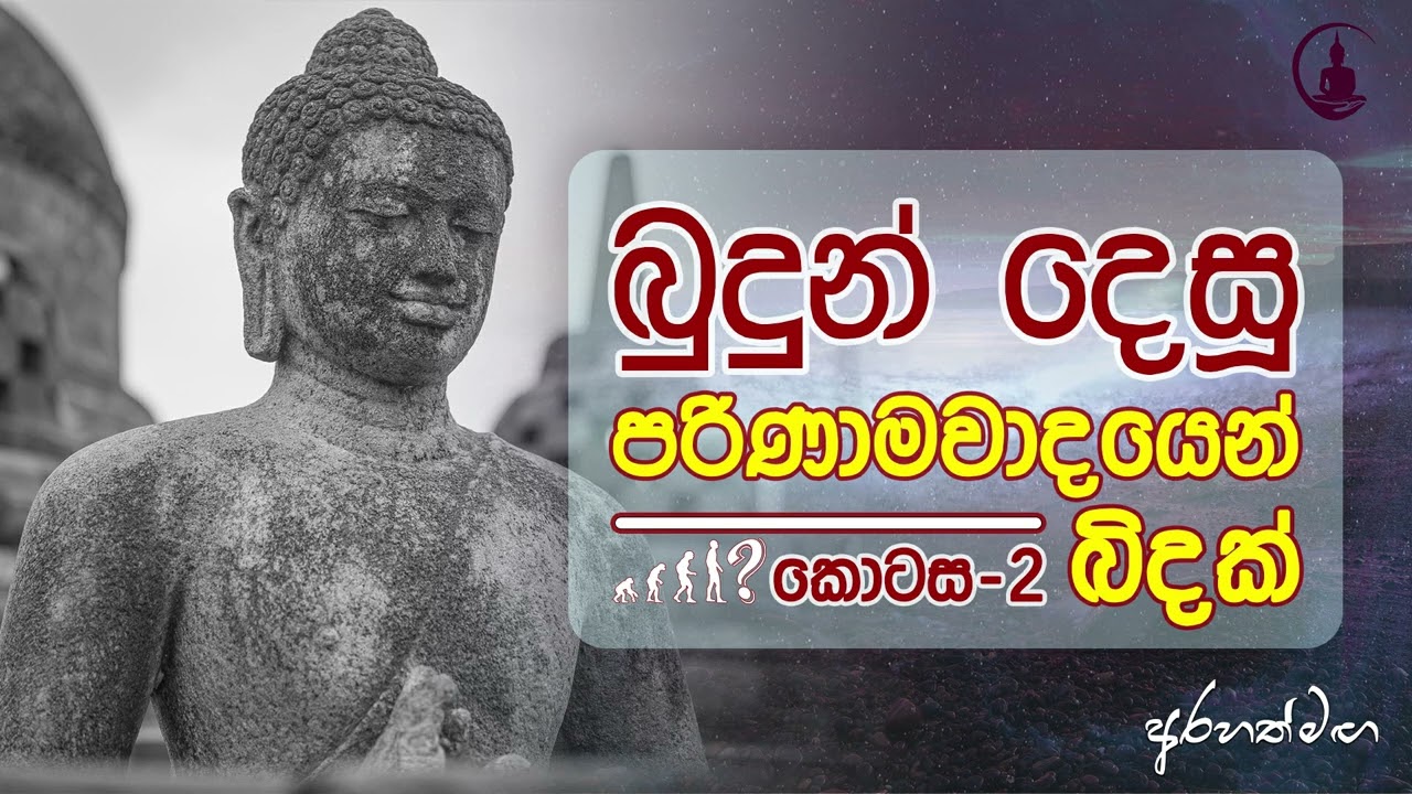 ඔබේ පරිණාමය දුටුවාද? #arahathmaga #niwanmaga #desana #evolutionism #පරිණාමවාදය