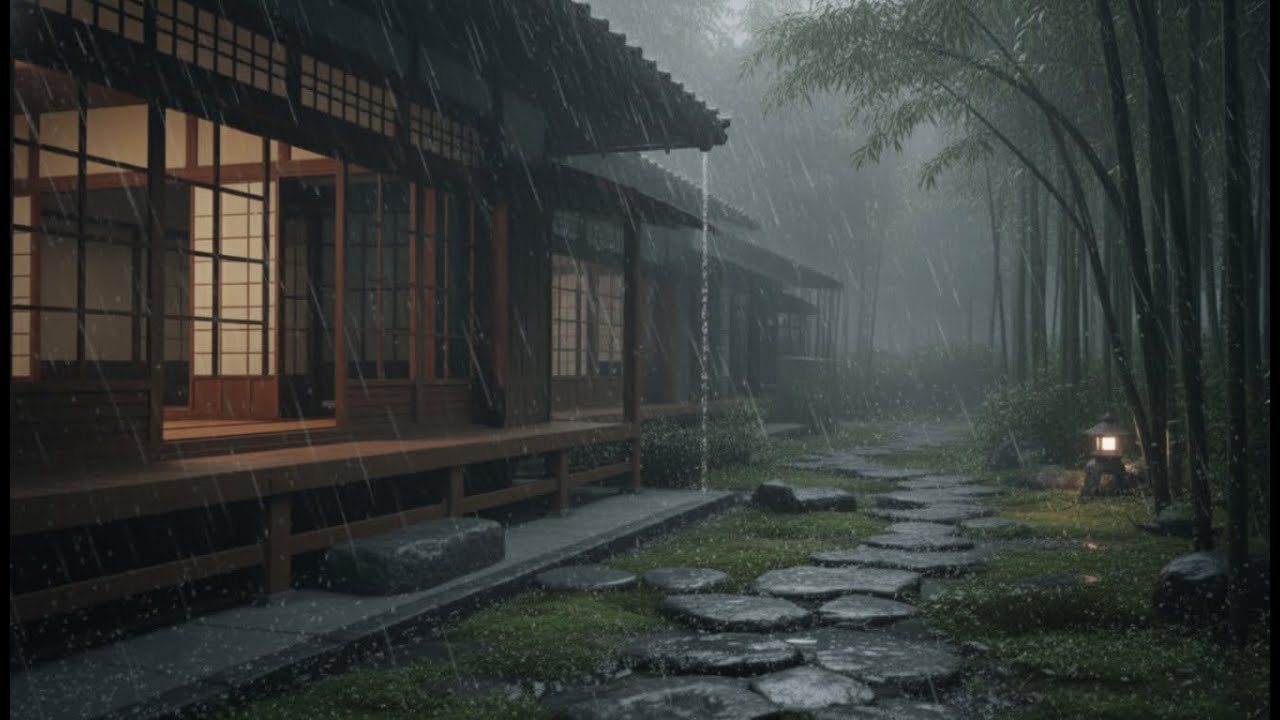 Rain Sounds for Sleeping | Heavy Rain & Thunderstorm for Deep Sleep All Night
