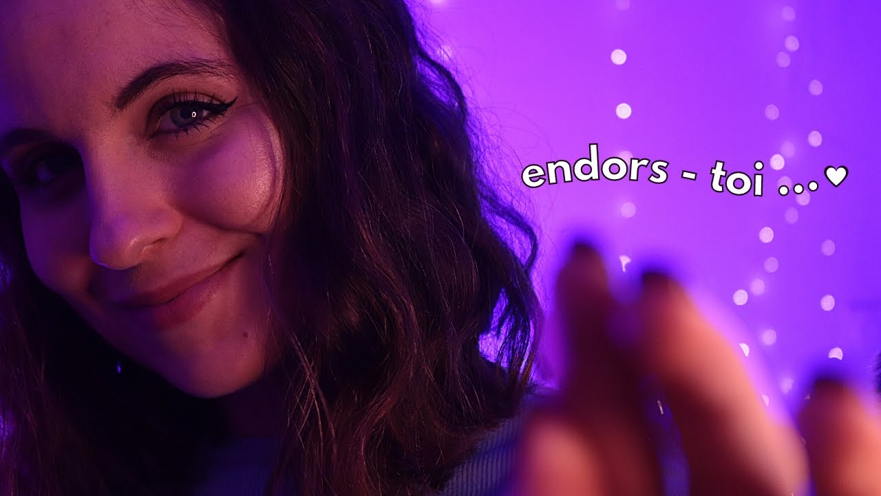 ASMR ☁️💫 Douces caresses sur ton visage pour dormir ☁️ (Attentions personnelles, layered sounds)