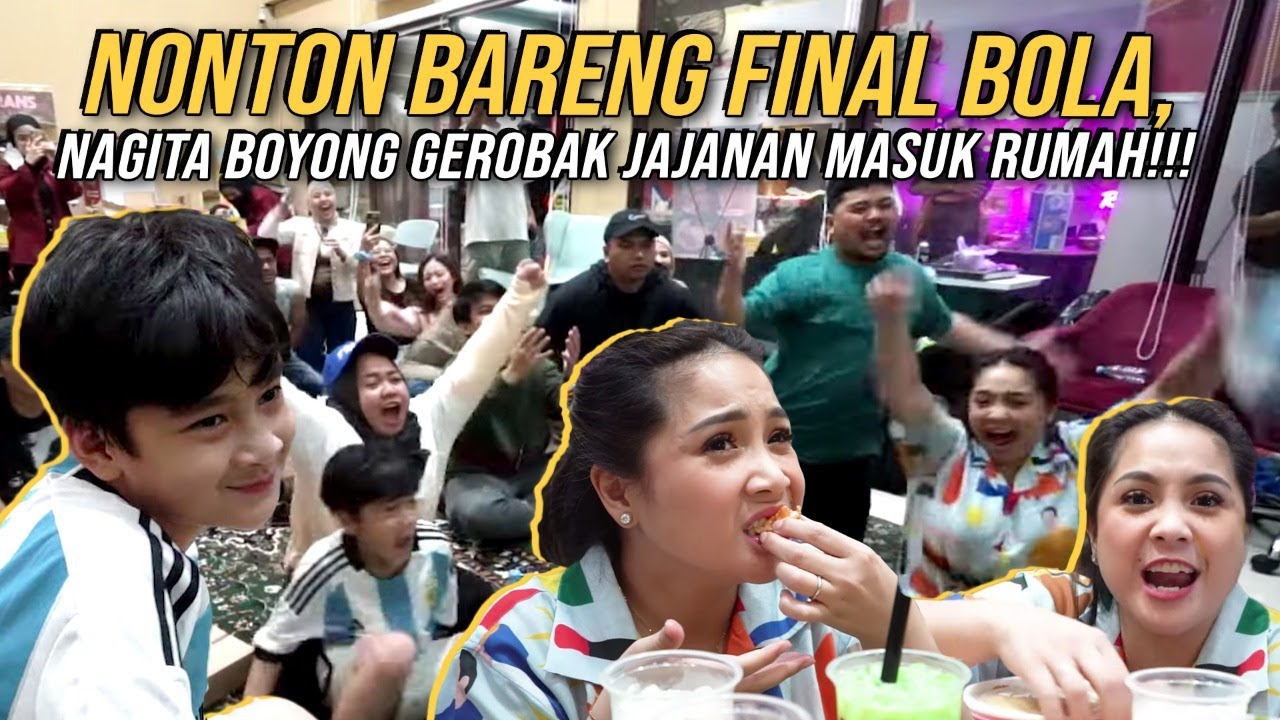 RAFATHAR BERIKAN SELEBRASI TERBAIK UNTUK GOL MESSI!! NAGITA IKUT DEG-DEGAN, CIPUNG SANTUY TIDUR...