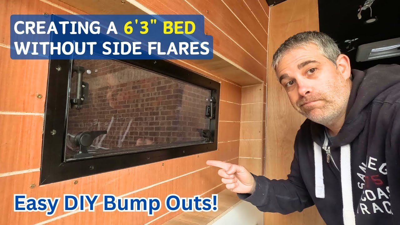 Bed BUMP OUT Boxes | Ford Transit Campervan Conversion