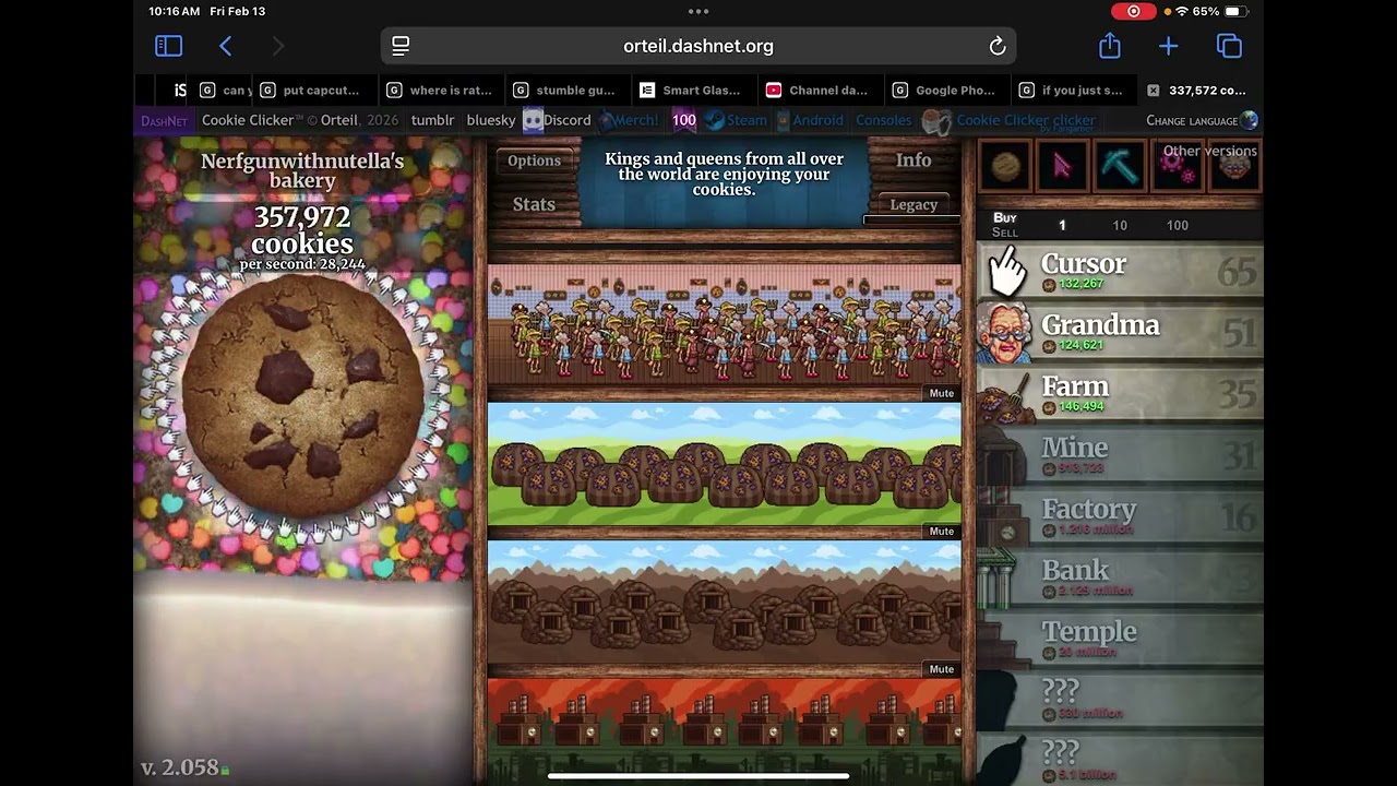 Part 4 part 2 of cookie clicker 