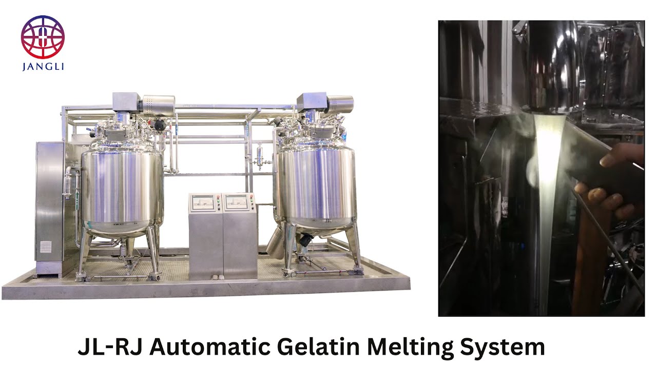 Digital auto softgel gelatin melting system-complete the whole gel melting process automatically