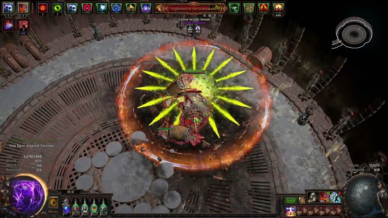 Poe 3.25- RF Chieftan - 4k Wisp Rogue Exile T17