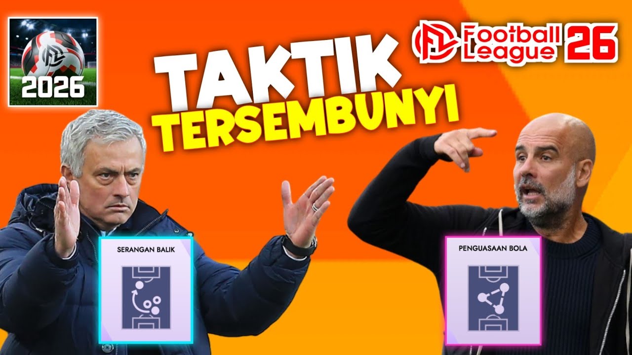 TAKTIK Tersembunyi Football League 2026 (Possession & Counter)