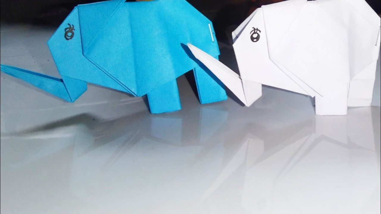 how to make elephant paper craft | 3d paper craft animals | #elephant