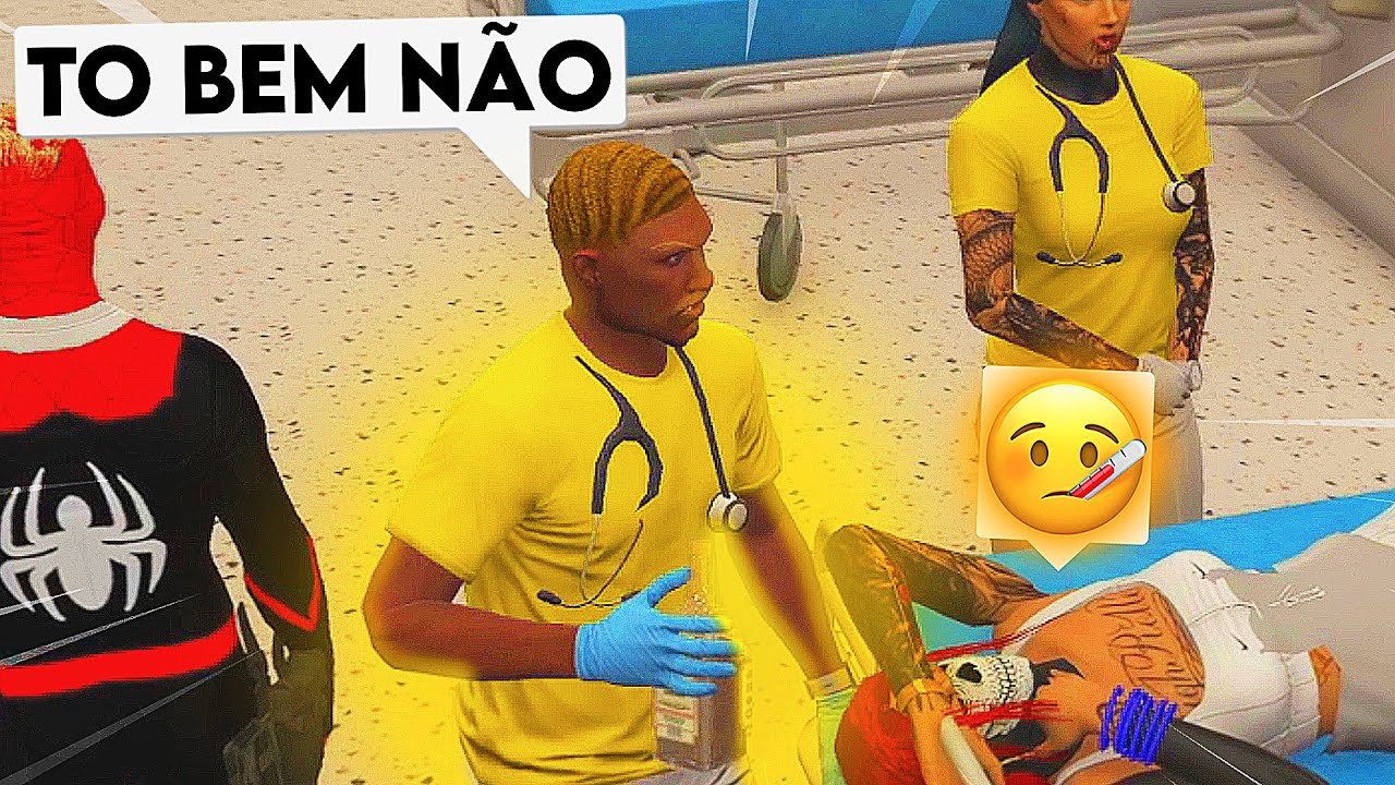 NÃO PODE NEM TRABALHAR BÊBADO MAIS NO HOSPITAL no GTA RP! 😡