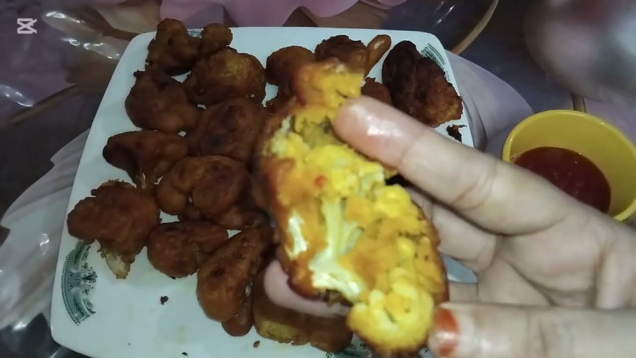 রাজকীয় স্বাদের ফুল কপির পাকোড়া রেসিপি /Super Crispy Fulkopir Pakora Recipe/Oarna's mom/Daily vlog 