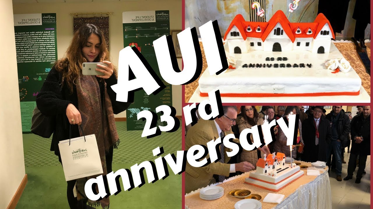Vlog #3 AUI 23rd anniversary 😂10 Dhsالذكرى الثالثة والعشرين لجامعة الأخوين + ربحت