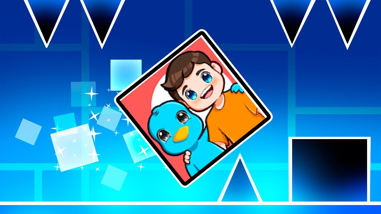Майло и Чип играют в GEOMETRY DASH&hellip;
