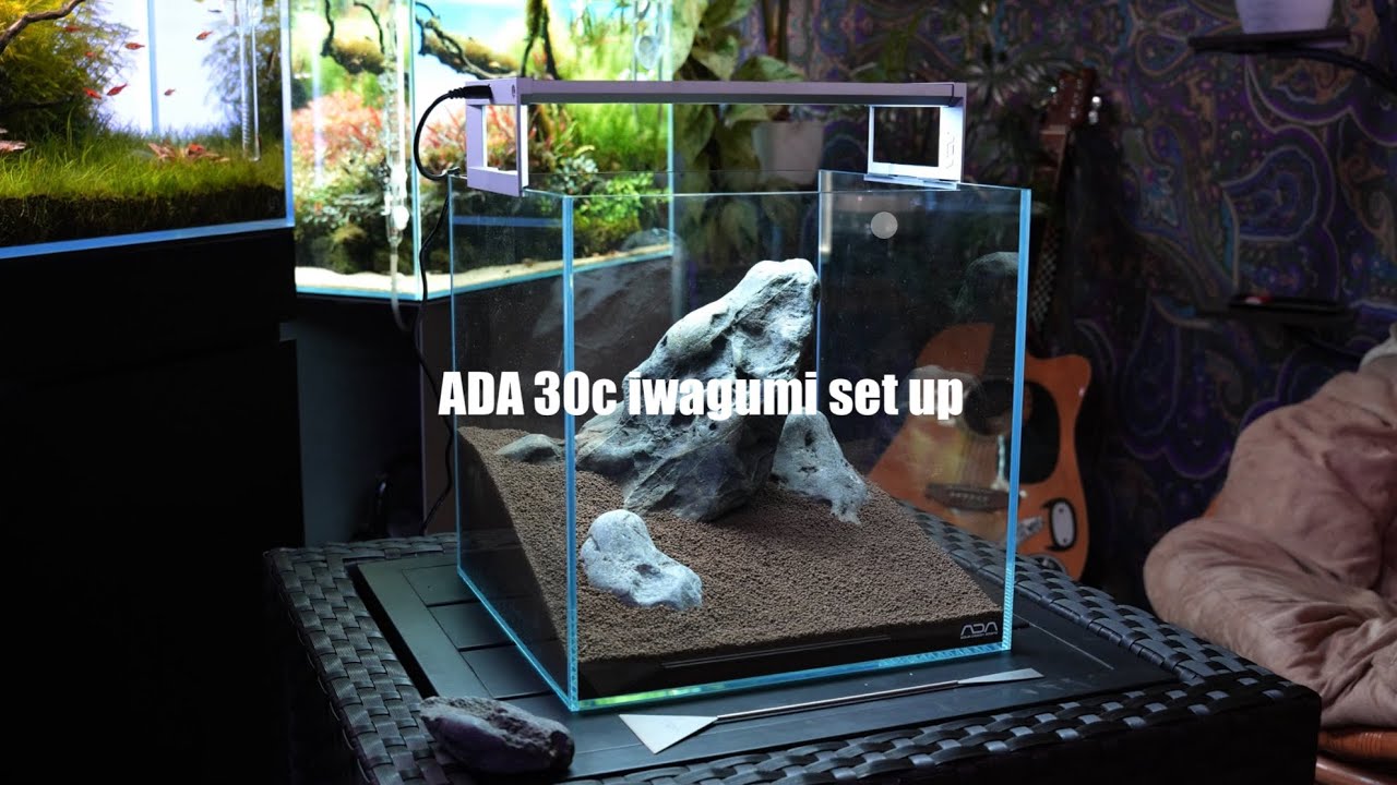 ADA 30c hakkai iwagumi with new aquasky 300 basic
