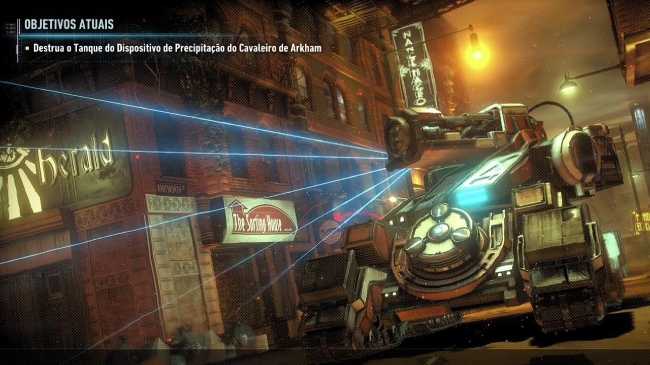 BATMAN: ARKHAM KNIGHT Destrua o Tanque do Dispositivo de Precipitação do Cavaleiro de Arkham