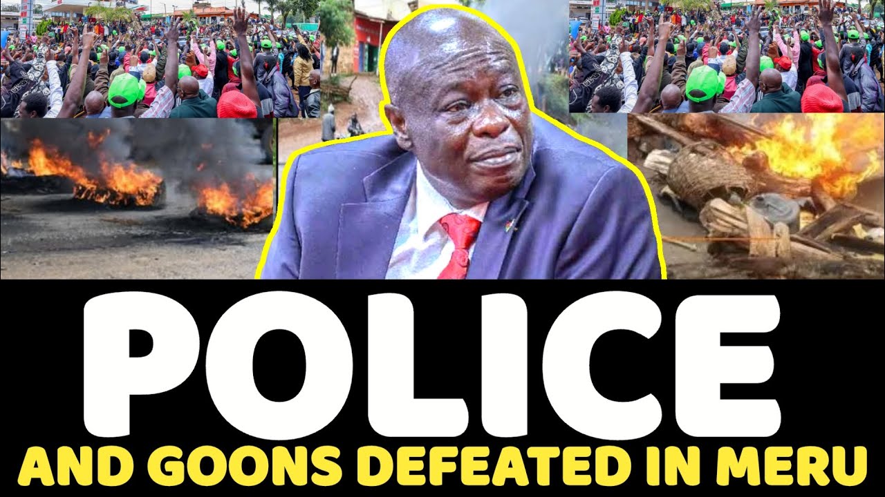 Total Shutdown in MERU,EMBU And Tharaka Nithi as GOONS And Police Chased Mercilessly!