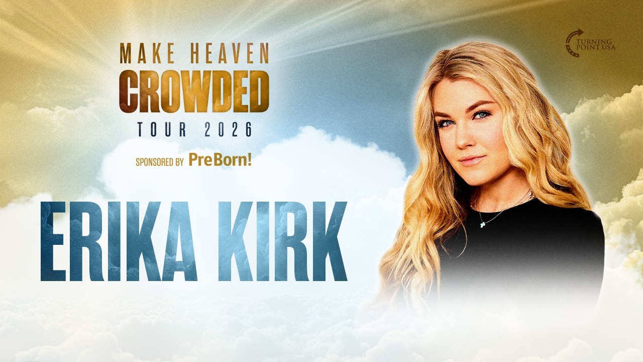 Полное выступление Эрики Кирк в рамках тура Make Heaven Crowded 2026