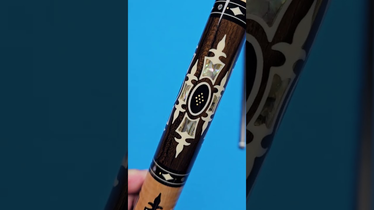 🔥♠️🔥 OUTSTANDING WRAPLESS JACOBY CUSTOM CUE! 🔥♠️🔥 MUST SEE! 🔥♠️🔥 Crossroadcues.com 🔥♠️🔥