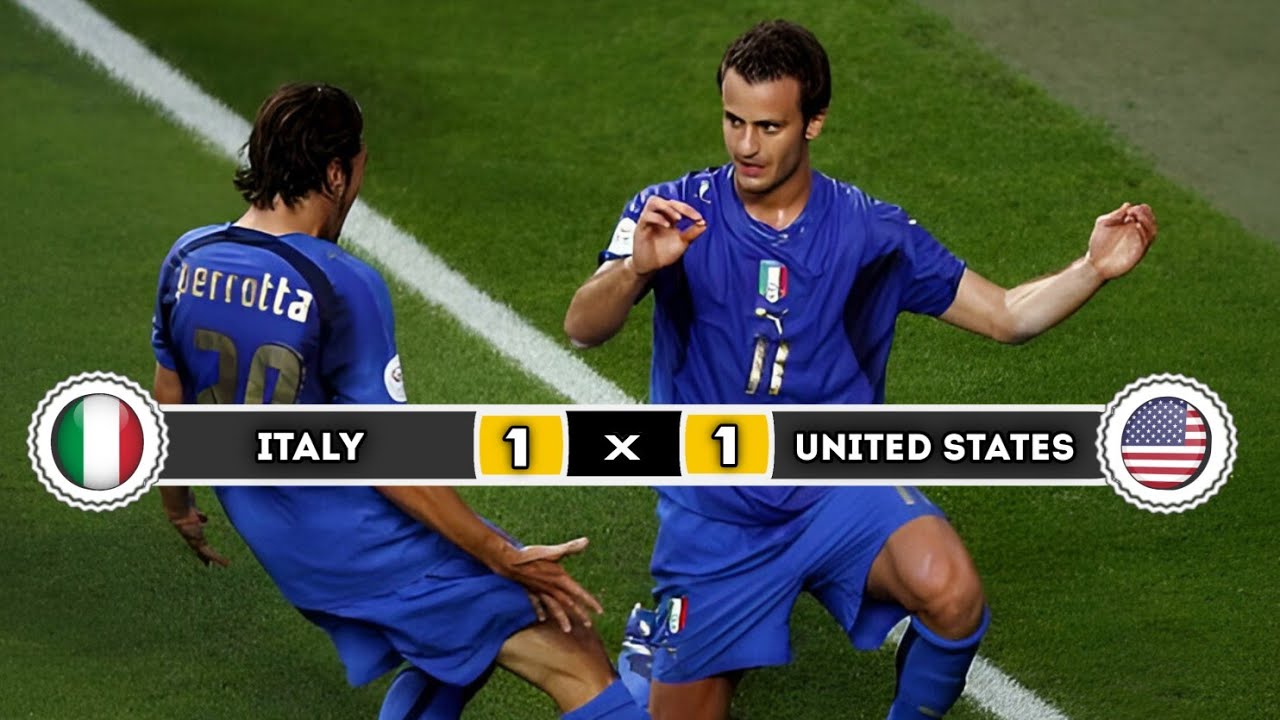 Italy 🇮🇹 × 🇺🇸 united States | 1 × 1 | HIGHLIGHTS | All Goals | World Cup 2006