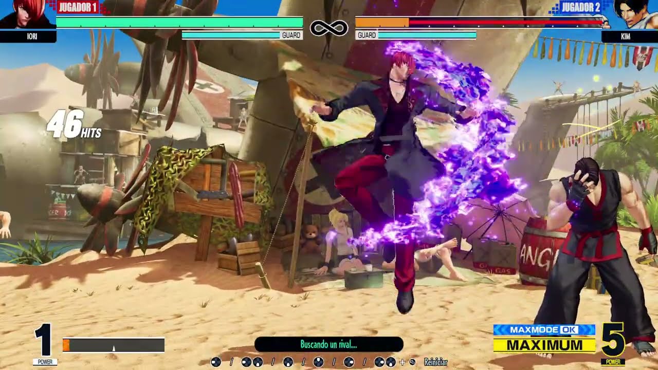 KOF XV Iori Yagami 4 DPs STUN TOD (6.5 bars)