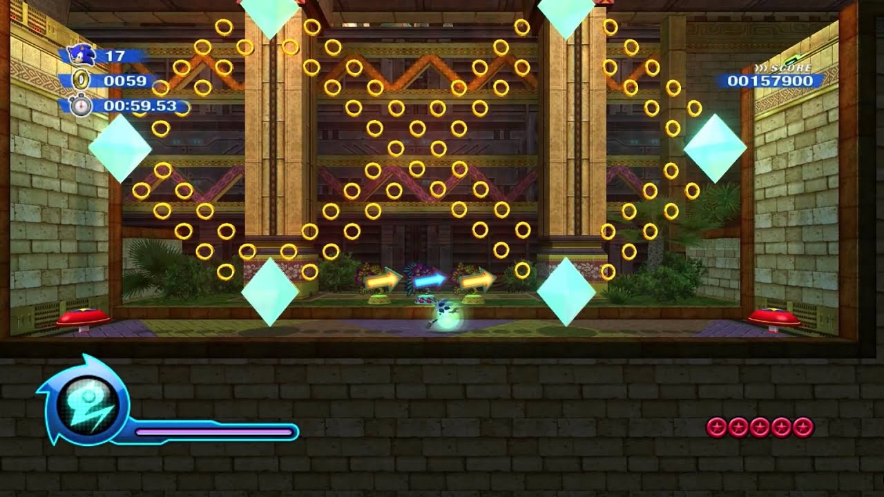 Sonic Colors (Wii) [Dolphin 60 FPS]: Tropical Resort - Act 1 - S-Rank