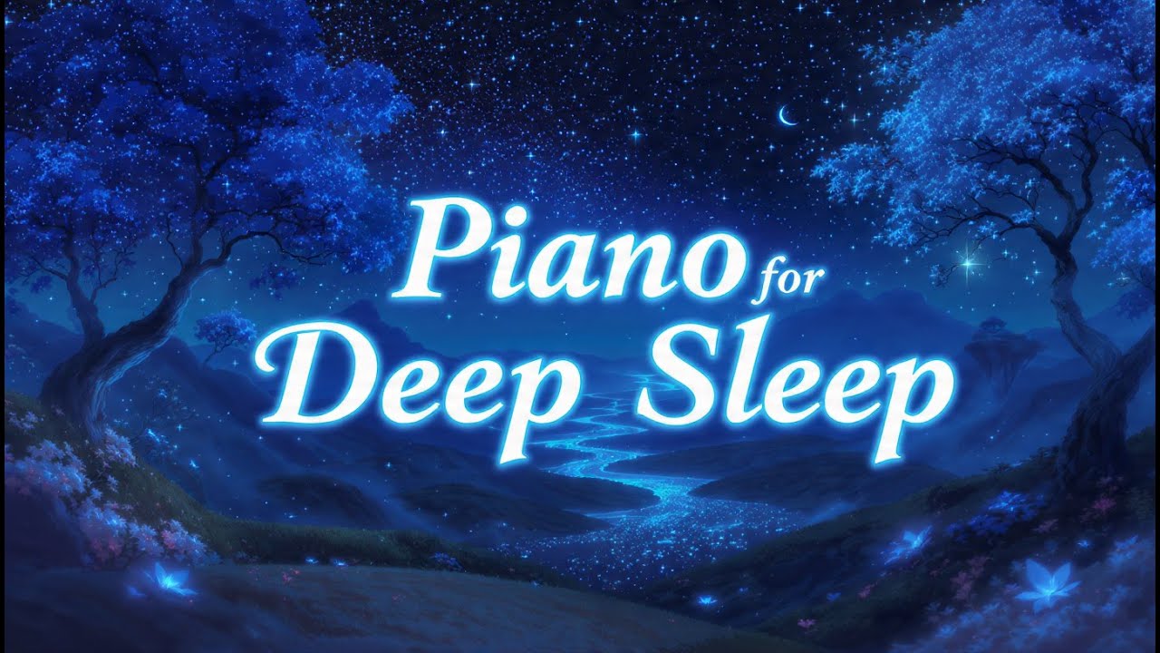 Winter Nightfall Snowfall: A Tender Sleepy Piano for Deep Sleep & Peaceful Mind ❄️