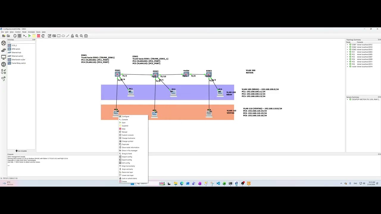 Configuracion de Vlans Parte 2
