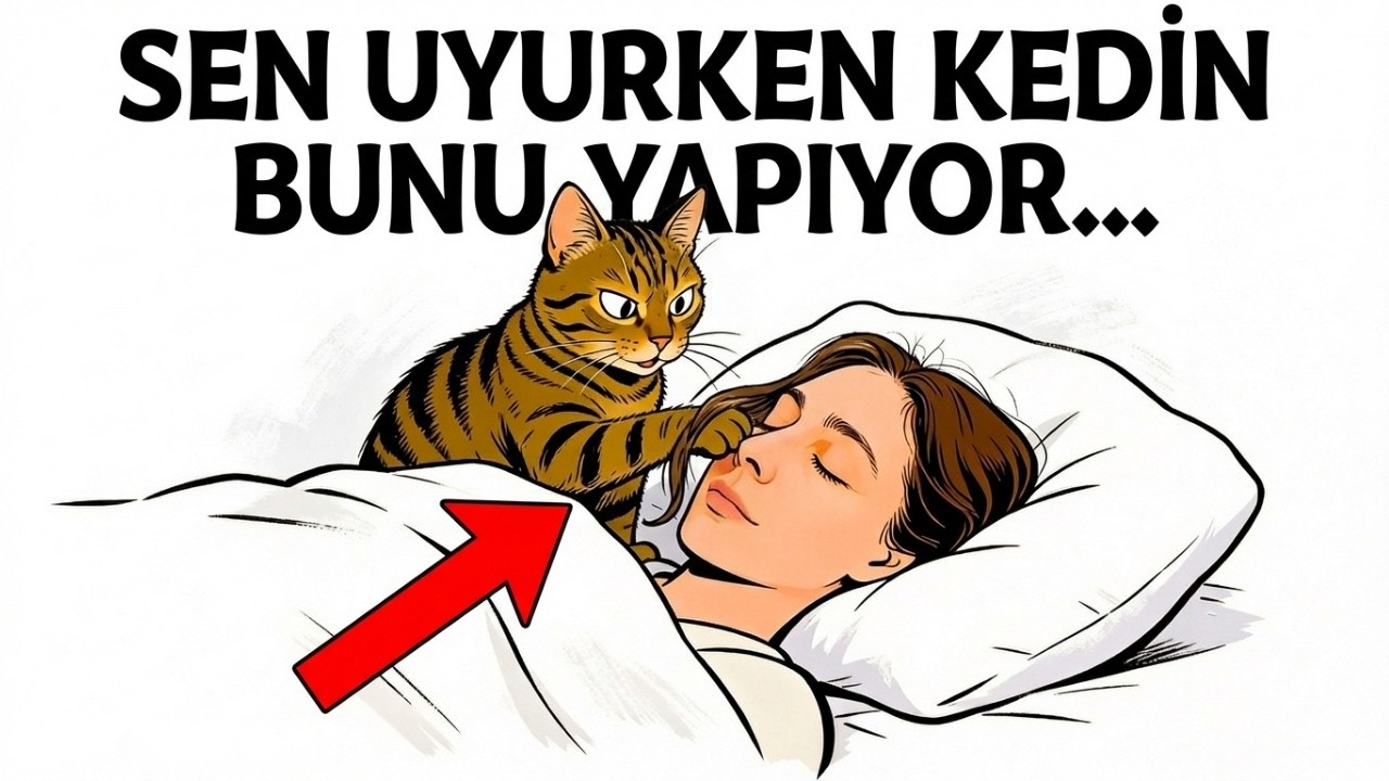 Sen Uyurken Kedinin Her Gece Yaptığı O Garip Şey