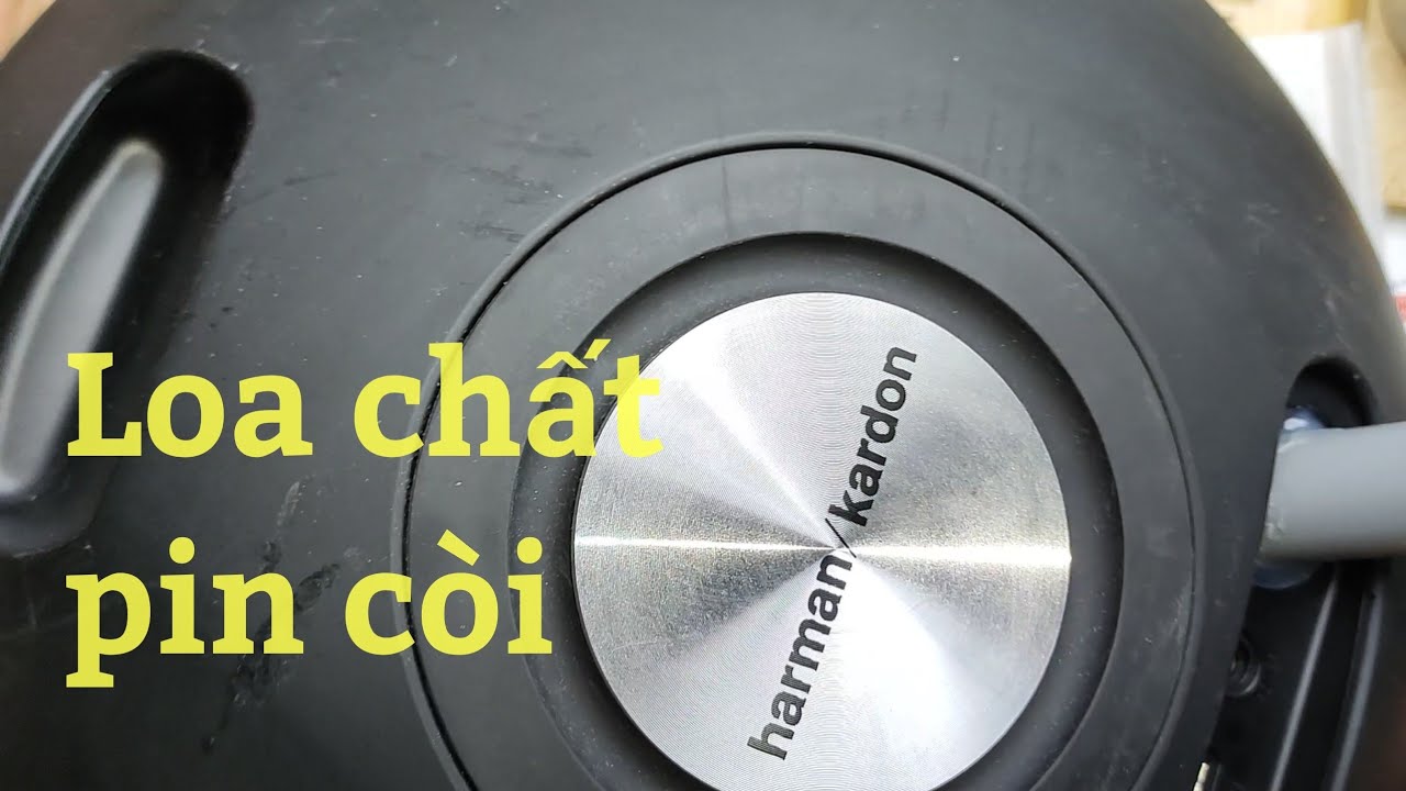 Loa Harman Kardon gãy mất 1 chân và pin cũng hỏng thay luôn cho khoẻ