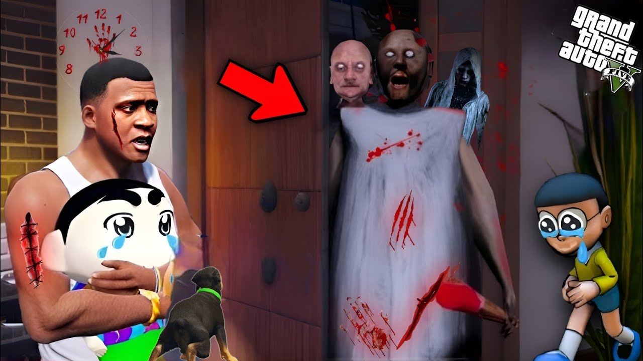GTA 5 : Granny Finds Franklin At 02 AM || PART # 01 || Afaq Hub