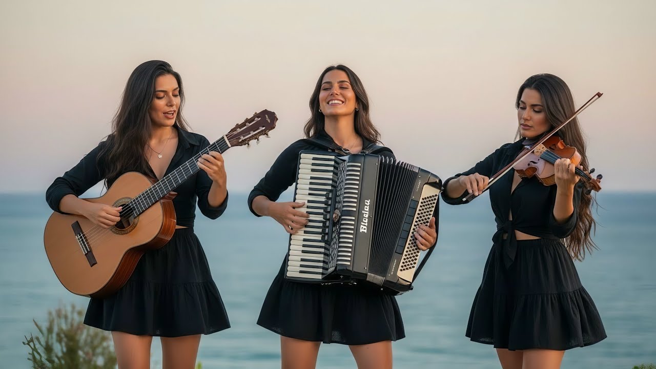 Mediterranean Sunset Serenade | Epic Flamenco Guitar, Accordion & Violin Instrumental