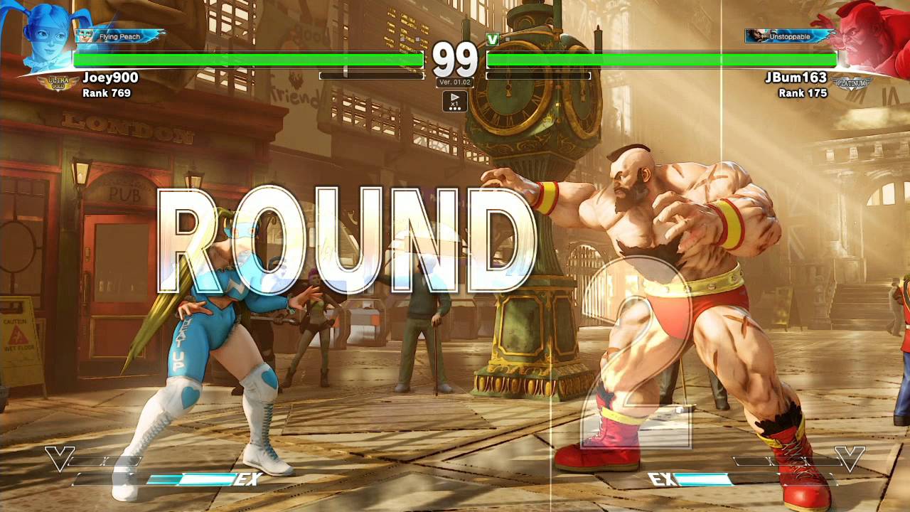 Street Fighter V Online - Bum163 [Gief] vs Joey900 [Mika]  April 12, 2016