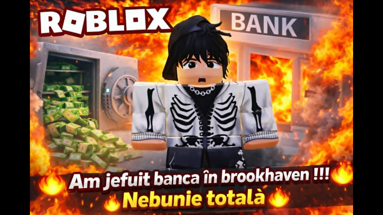 AM JEFUIT BANCA IN ROBLOX BROOKHAVEN!!!!