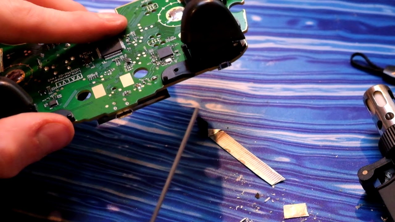 How to repair Steam Contoller shoulder buttons (RB/LB) with only basic tools