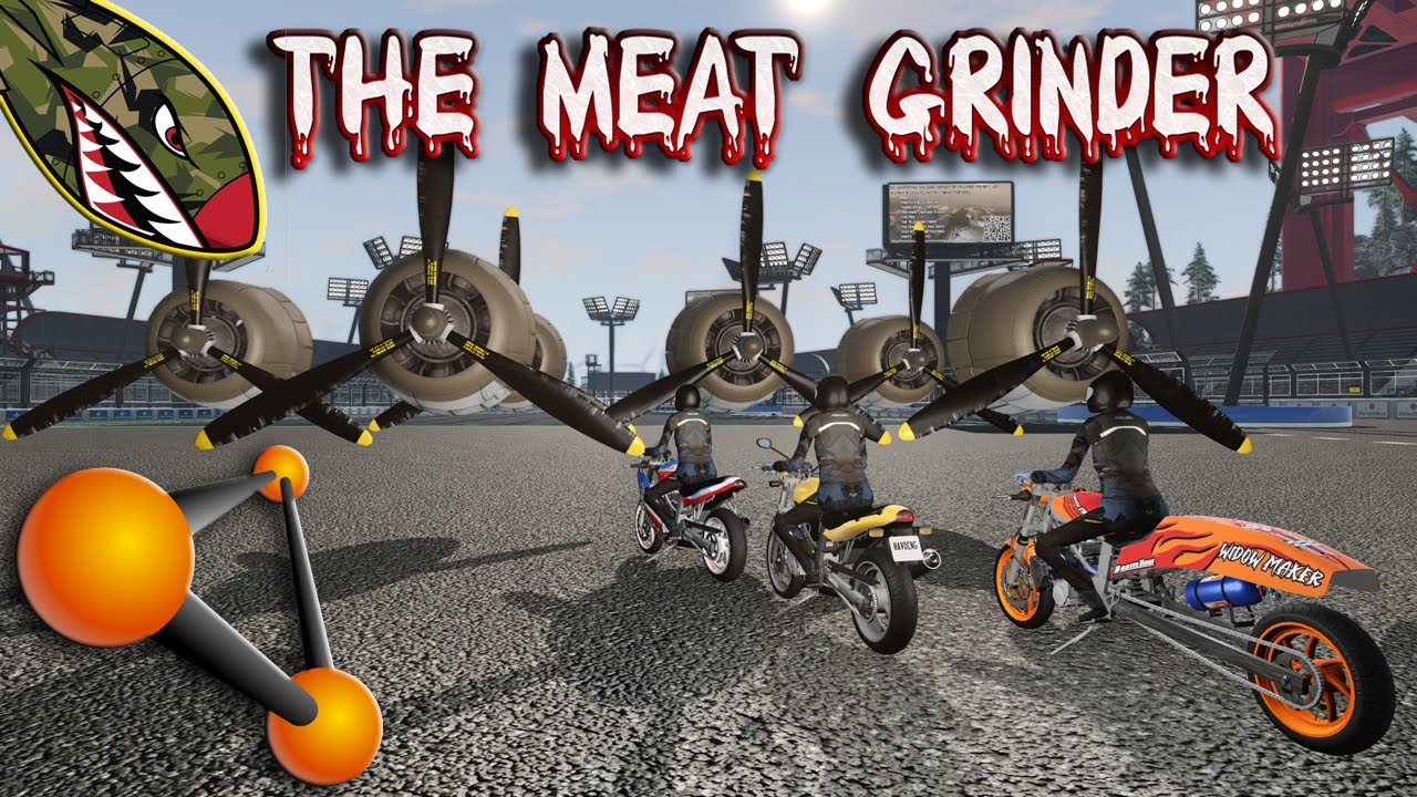 The MEAT Grinder in Car Jump Arena 2023 / BeamNG / HavocNG