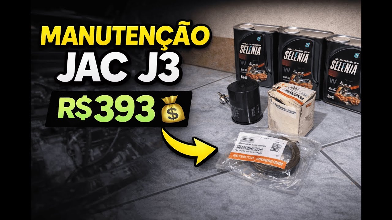 👉 Quanto custa a manutenção do JAC J3? Retentor, filtro e óleo (valores reais)