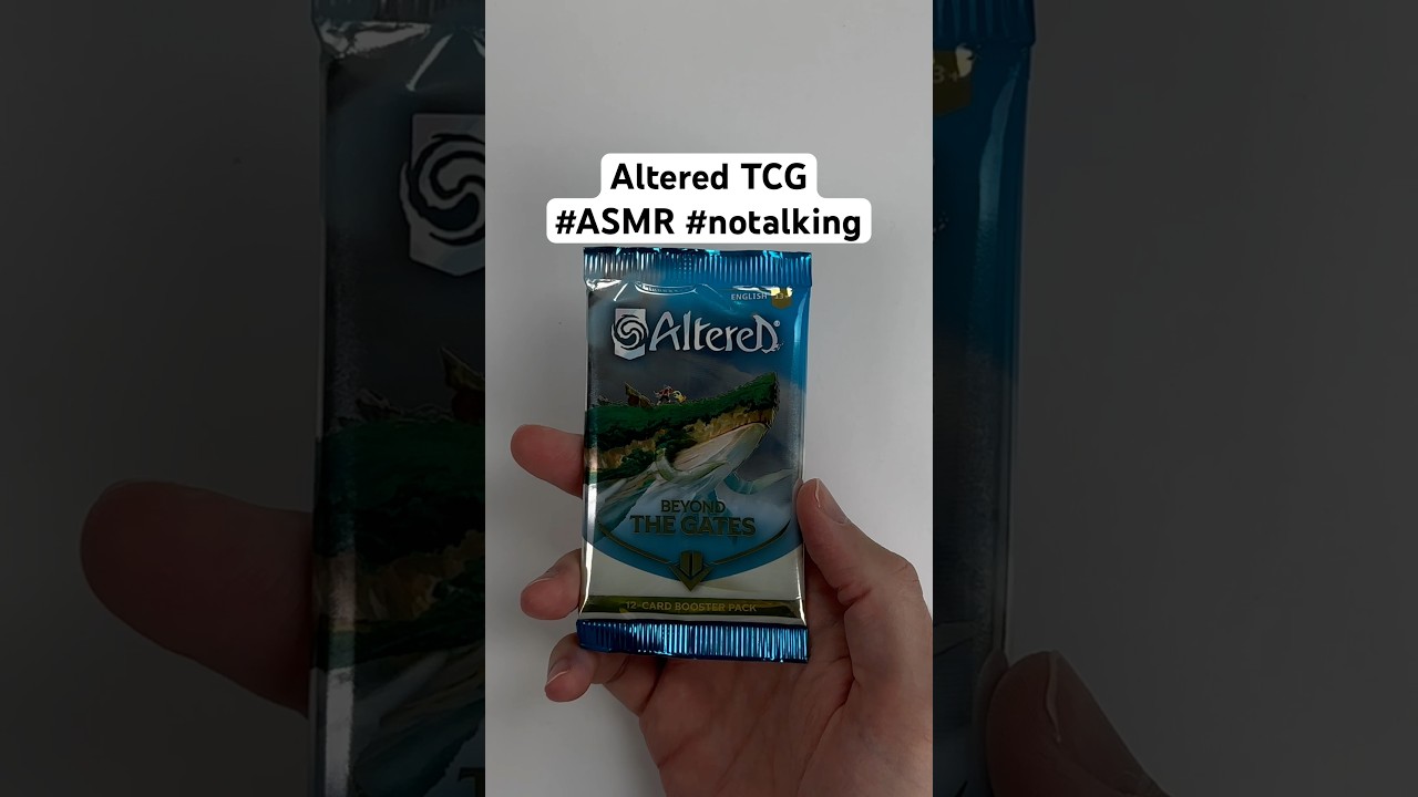 Altered TCG Beyond the Gates ASMR booster unboxing #asmr #notalking #alteredtcg