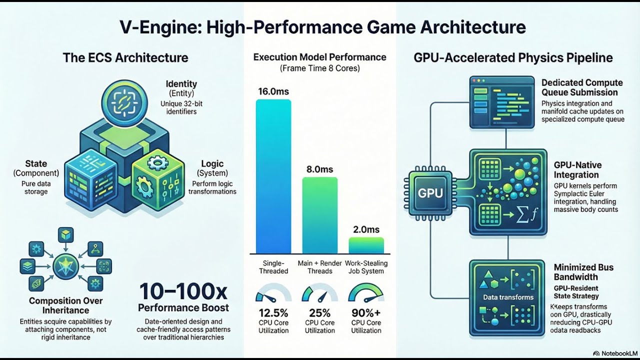 V-Engine Update: Moving Physics to a Dedicated Vulkan Compute Queue