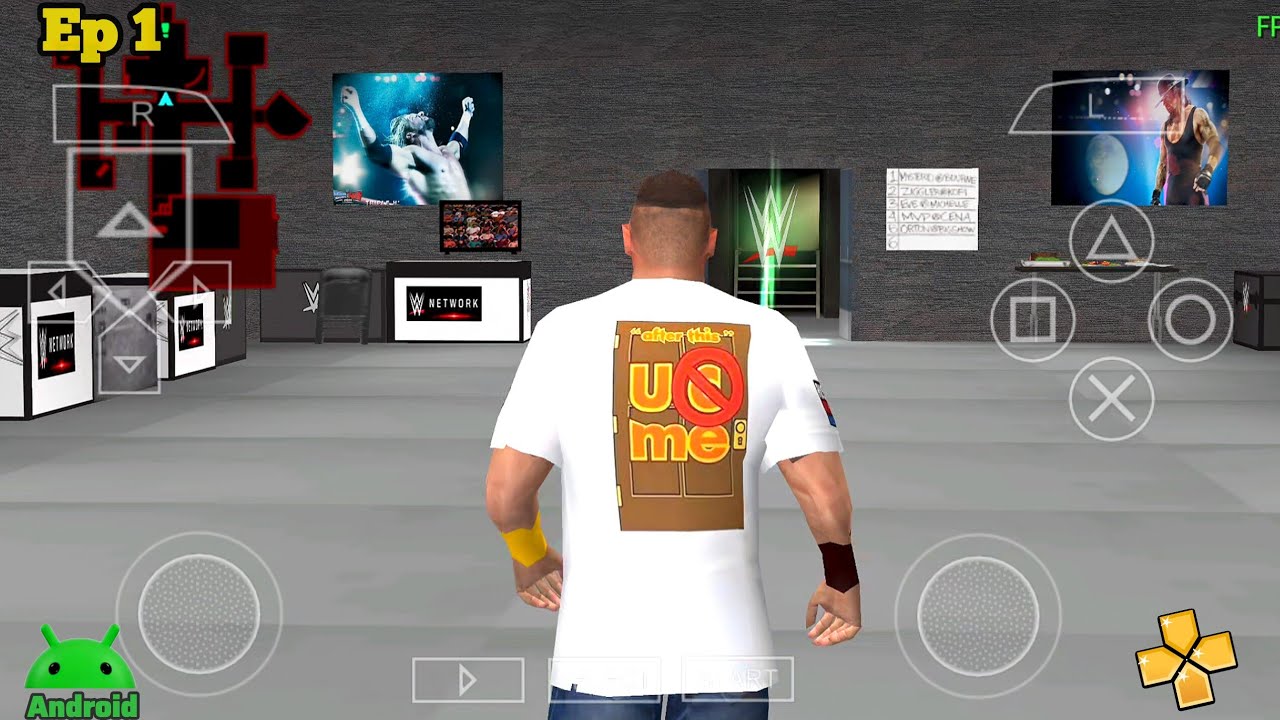 WWE 2K25 PSP Road To WrestleMania John Cena The Last Time is Now Android Gameplay Part 1