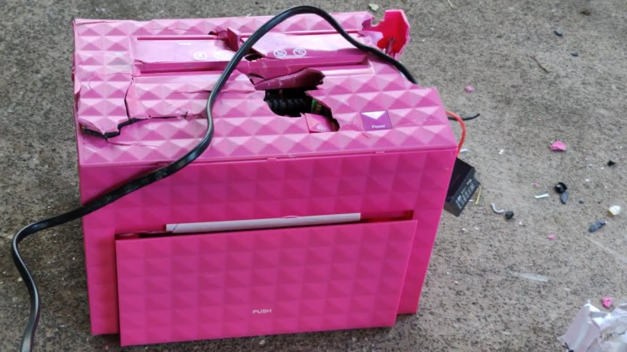 Smash Hot Pink Paper Shredder