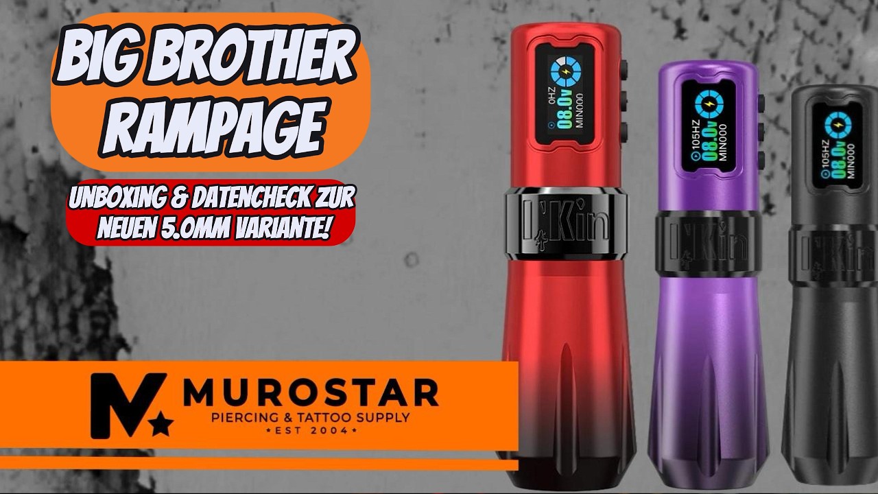 🚀 Unboxing & Datencheck – New INKin Rampage 5.0mm 💉✨