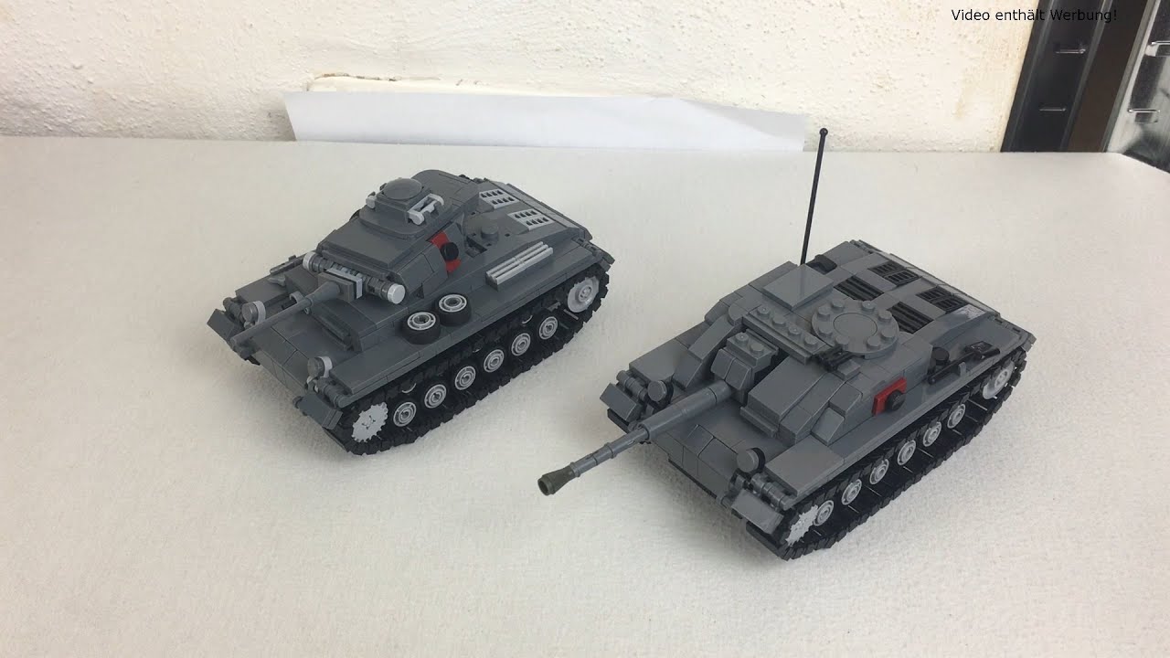 Panzer 3, Stug 3 MOC - Danke für 1000 Abonnenten - 1:35 - Kein Lego Panzer
