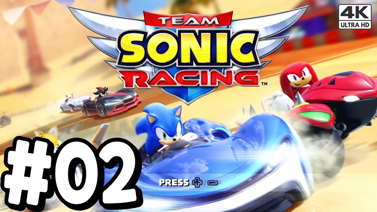 Team Sonic Racing Gameplay Walkthrough Part 2 | Switch 4K