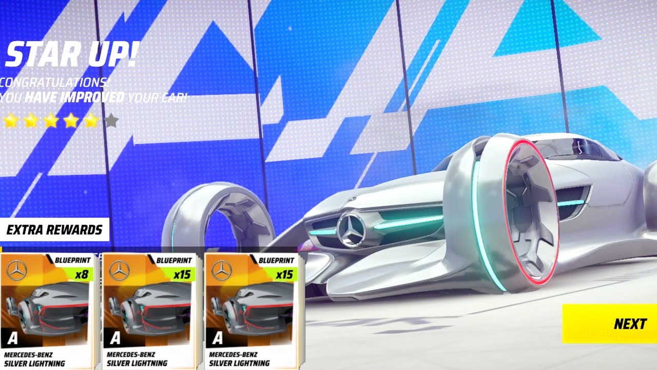 DOUBLE JACKPOT - Mercedes Silver Lightning to 5 Stars - Asphalt Legends Unite SE