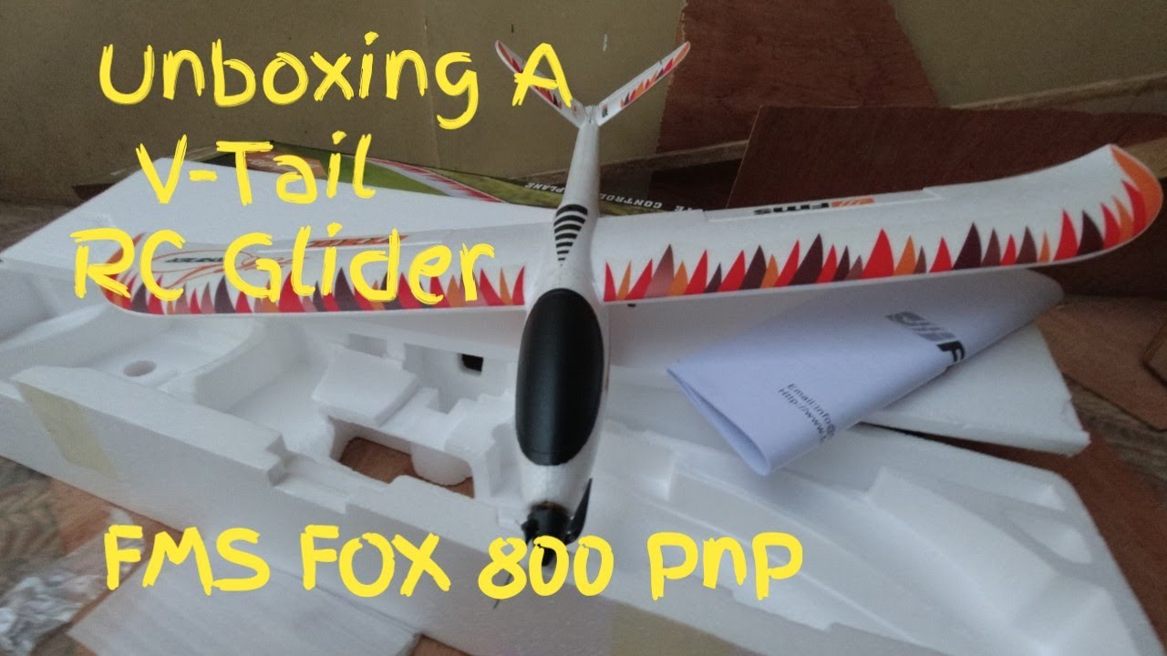 I Unpacked A V-Tail RC Glider With A Premium Quality IMO.