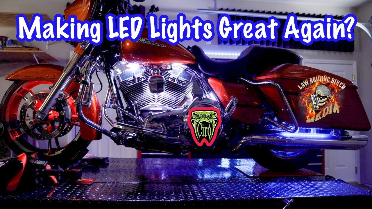 ⚡️Shock & Awe ME? Ciro 3D 2.0 LED Lights Install on a Harley 🤘