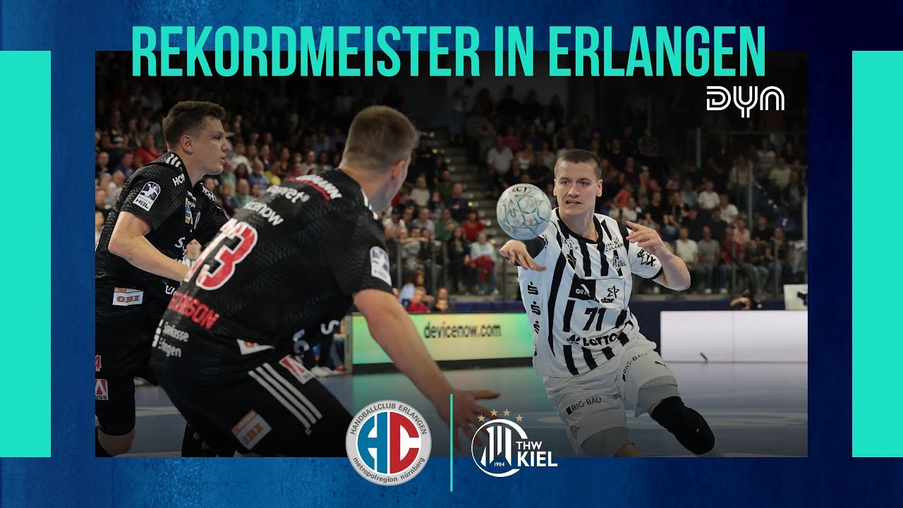 Highlights: HC Erlangen - THW Kiel | Daikin HBL (Saison 2025/26) | Dyn Handball