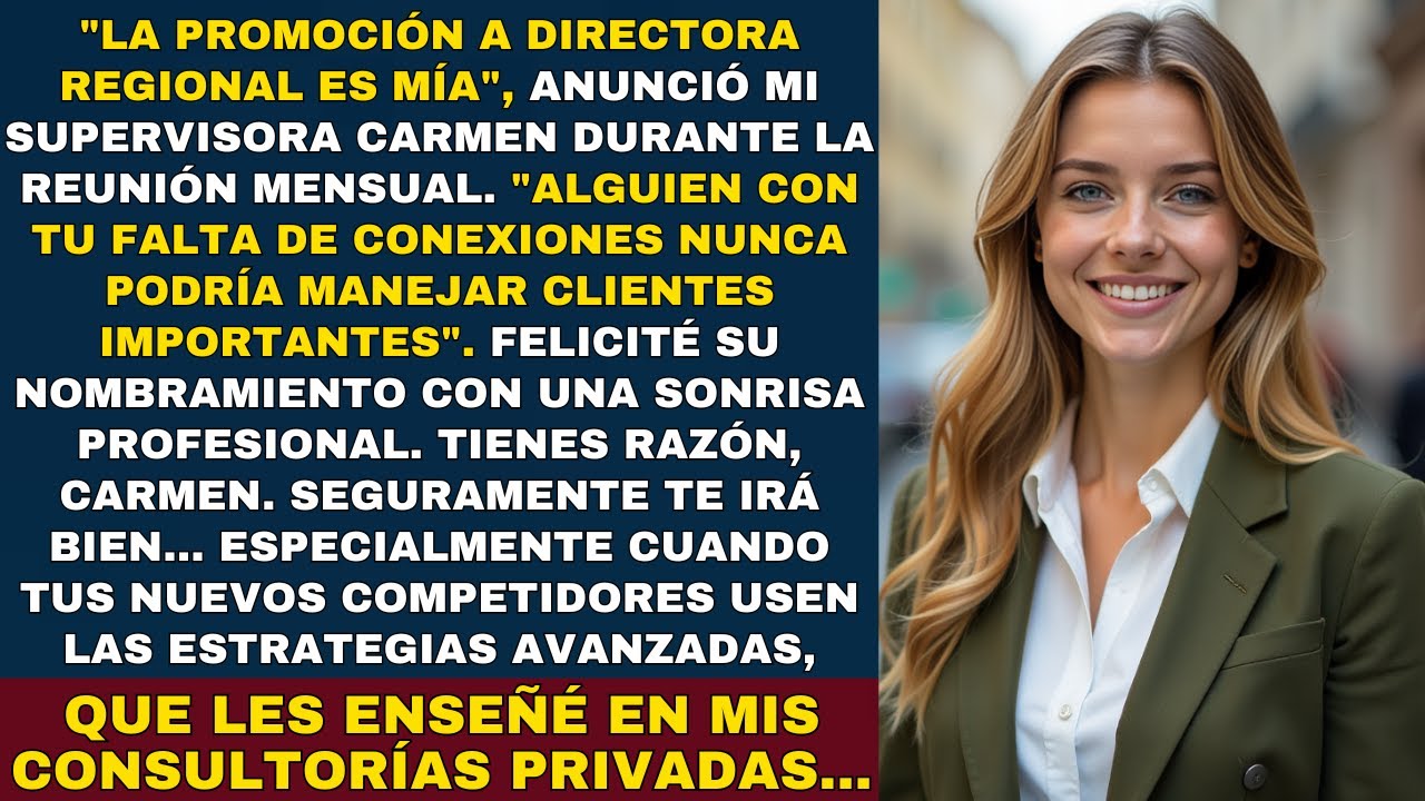 ¡Mi jefa me robó la promoción pero no sabía que yo entrenaba a toda la competencia!