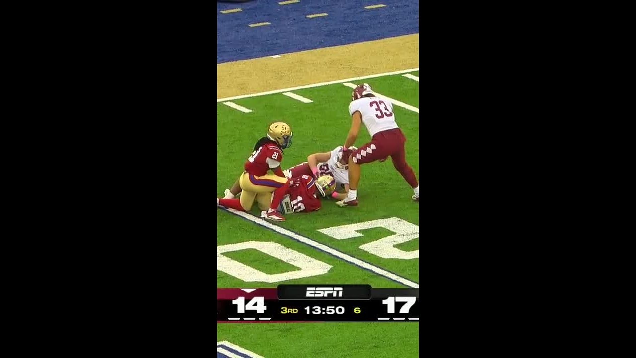 Peter Clarke with a spectacular catch for a 50-yard Gain vs. Tulsa