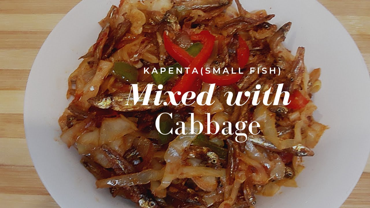 How To Prepare Kapenta (small fish) Mixed With Cabbage Recipe | Zambian Food