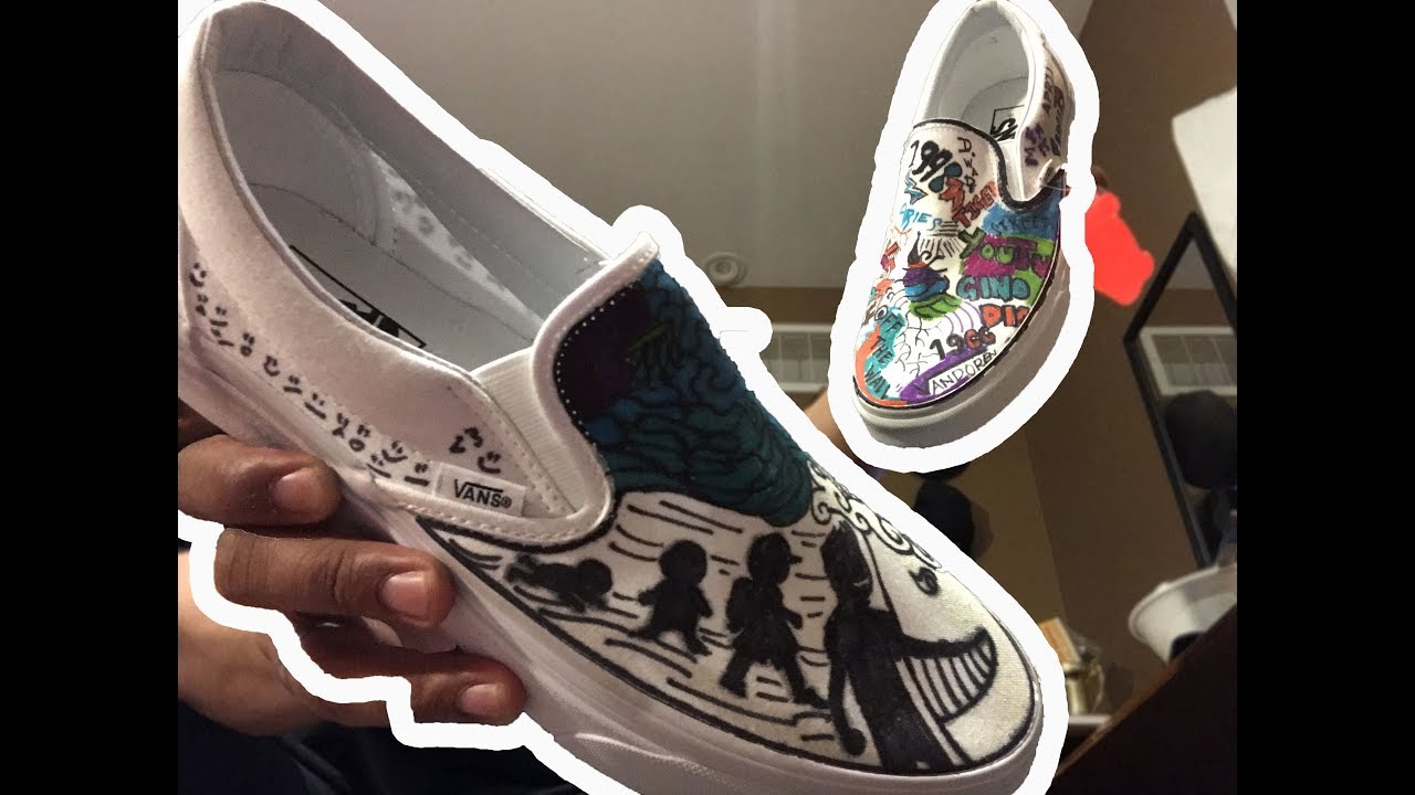 WE DREW SHARPIE ON A FRESH PAIR OF VANS! + NEW LATEST PICK UPS (Thrifting, Vans etc..)