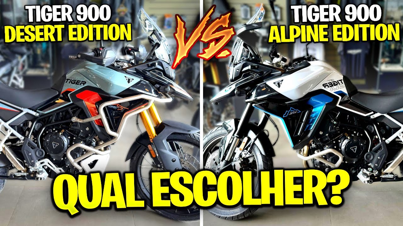 NOVAS TIGER 900 ALPINE E DESERT EDITION, QUAL ESCOLHER? CONHEÇAM AS PRINCIPAIS DIFERENÇAS OS MODELOS